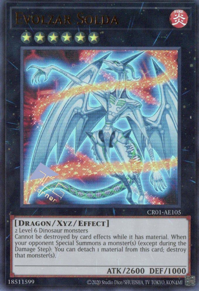 YU GI OH AE - Single Card - CR01-AE105 Evolzar Solda (UR)