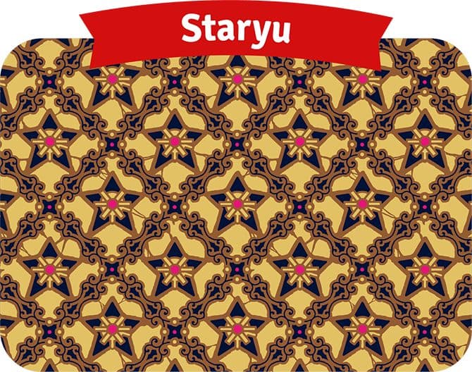 BONEKA – Pikachu Batik – Motif Staryu Bag Charm Size