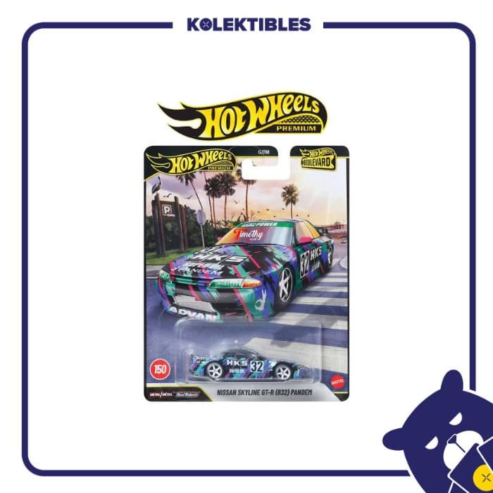 Hotwheels Premium - Nissan Skyline GT-R (R32) Pandem 01/159/07/22/190