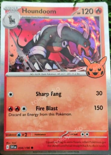 Pokemon English SV1 – Houndoom 034/198 01/008/02/11/111