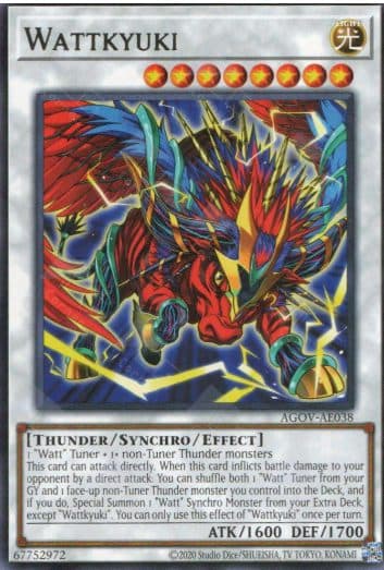 YU GI OH AE - AGOV-AE038 Wattkyuki (R)