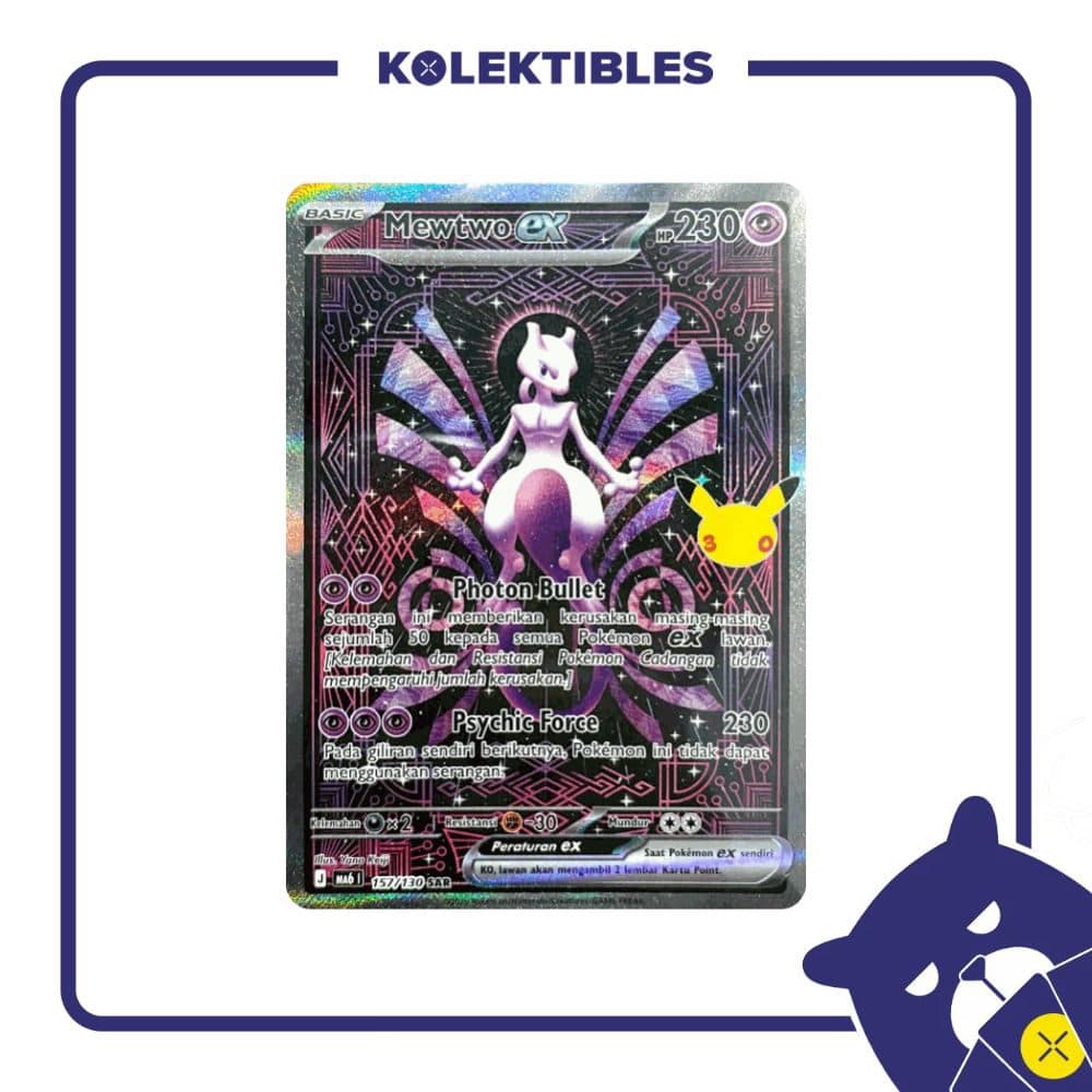 Pokemon Japan – M6a 128/103 SAR – Mewtwo ex 01/293/02/11/113