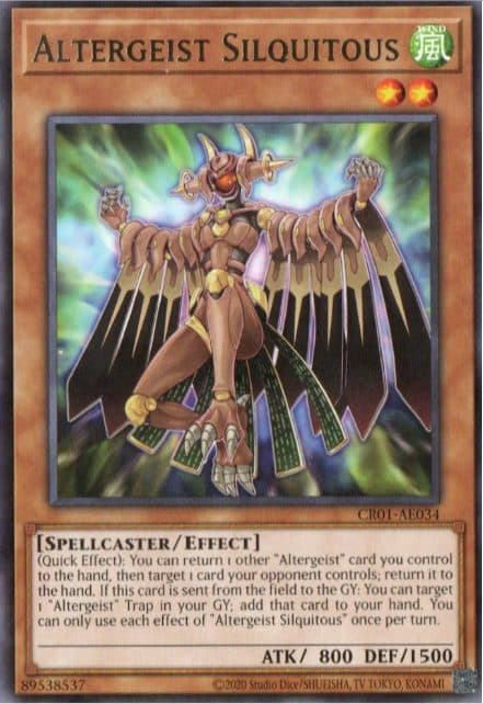 YU GI OH AE - Single Card - CR01-AE034 Altergeist Silquitous (R)