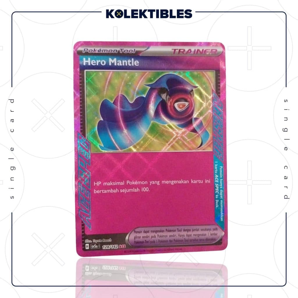 POKEMON INDONESIA - Sv5s Paradoks Andalan - Hero Mantle 128/142 ACE HOLO
