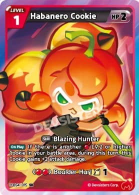 COOKIE RUN - BS4-015 SR Habanero Cookie
