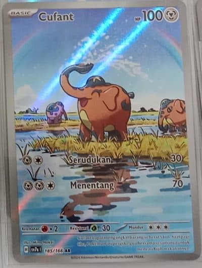 POKEMON INDONESIA - SV7s 185/166 AR Cufant 01/084/02/11/111