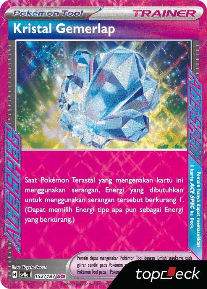 POKEMON INDONESIA – Sv8a Kristal Gemerlap 152/187 ACE
