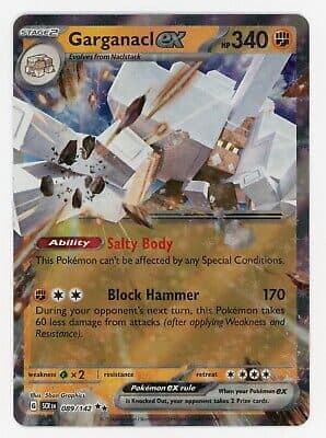 POKEMON ENGLISH-SCR en Garganacl Ex 089/142** 01/071/02/11/111