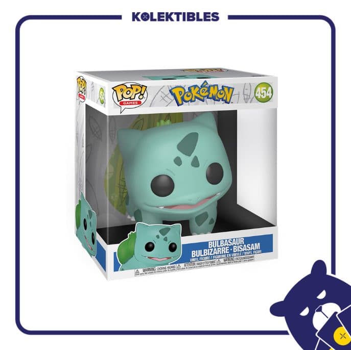 A – Funko Pop Pokemon - 454 Bulbasaur 10-inch 01/027/06/17/177