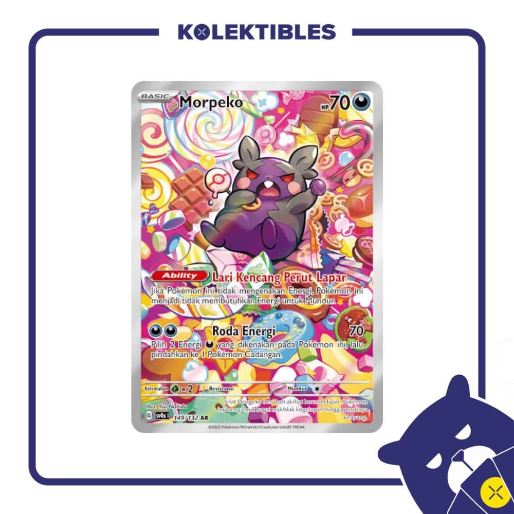 Pokemon Indo – SV4s 149/132 AR – Morpeko 01/294/02/11/111