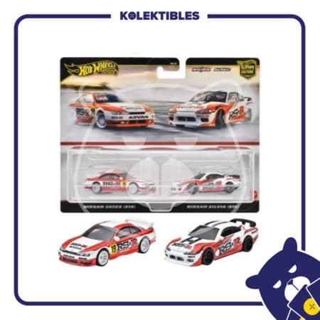 Hotwheels Premium – Nissan 240SX (S14) & Nissan Silvia (S15) 01/133/07/22/190