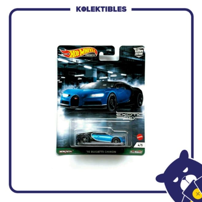 Hot Wheels Premium – ’16 Bugatti Chiron 01/159/07/22/190