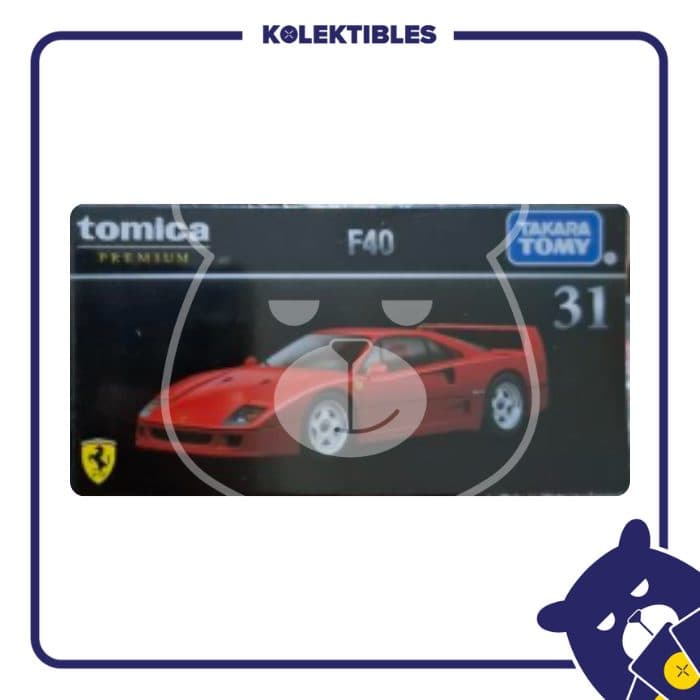 Tomica Premium Box Hitam - 31 - F40 01/159/08/25/193
