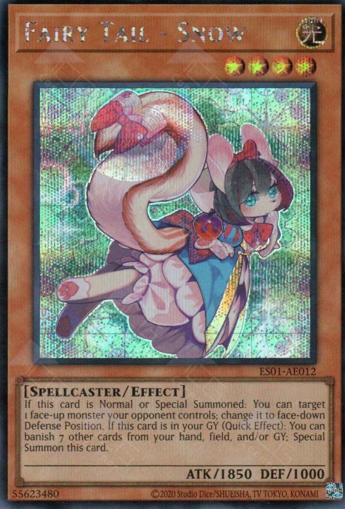 YU GI OH AE - ES01-AE012 Fairy Tail - Snow SER