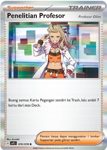 Pokemon Indonesia SV1S – Penelitian Profesor 076/078 R 01/008/02/11/111