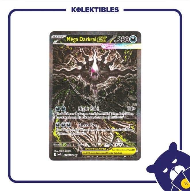 Pokemon Indonesia – MA5 229/164 SAR - Mega Darkrai EX